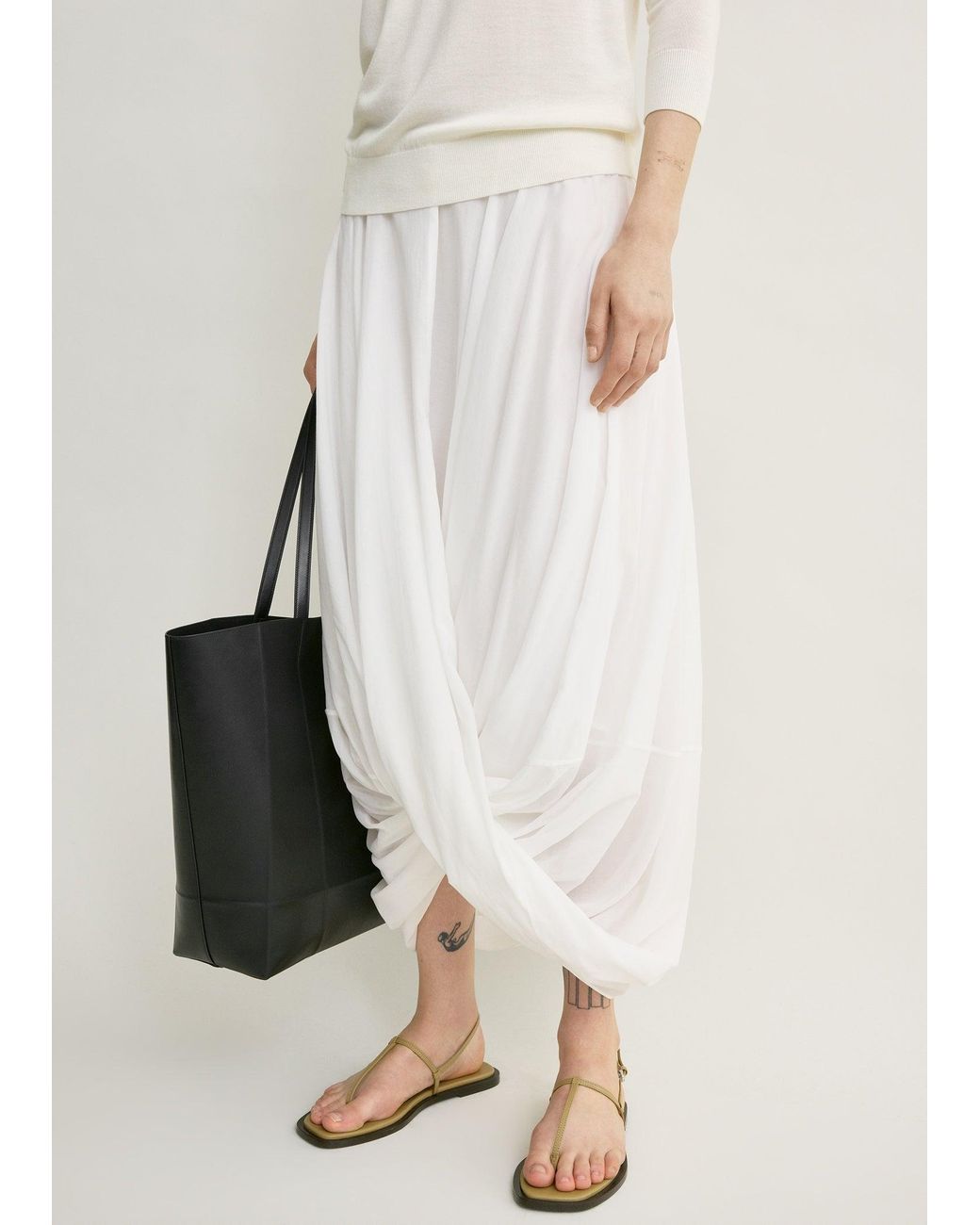 Totême  Natural Cocoon Skirt Petite
