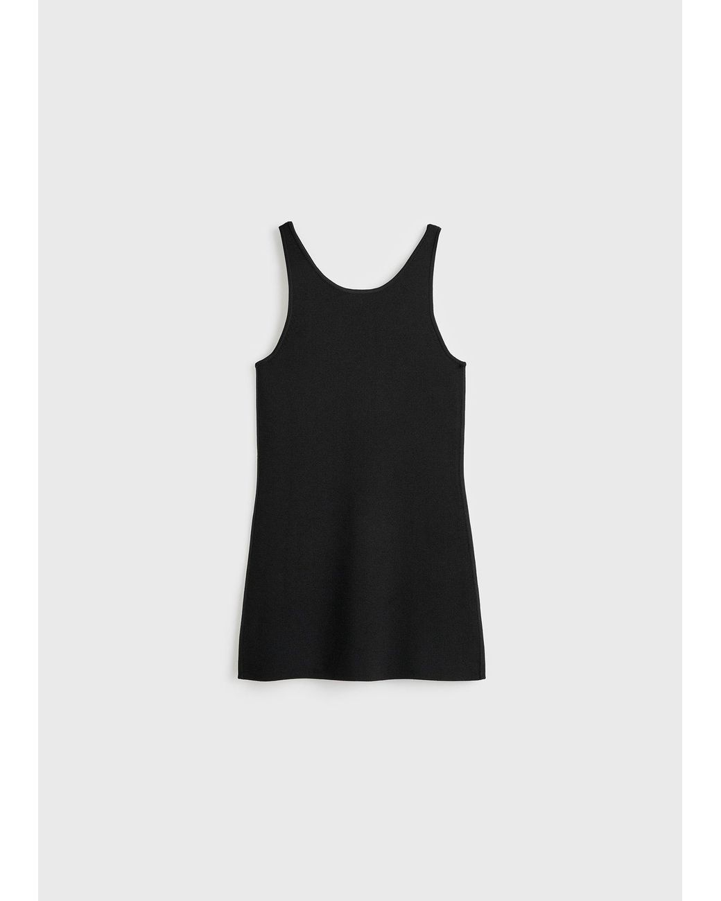 Totême Black Classic Compact Knit Tank