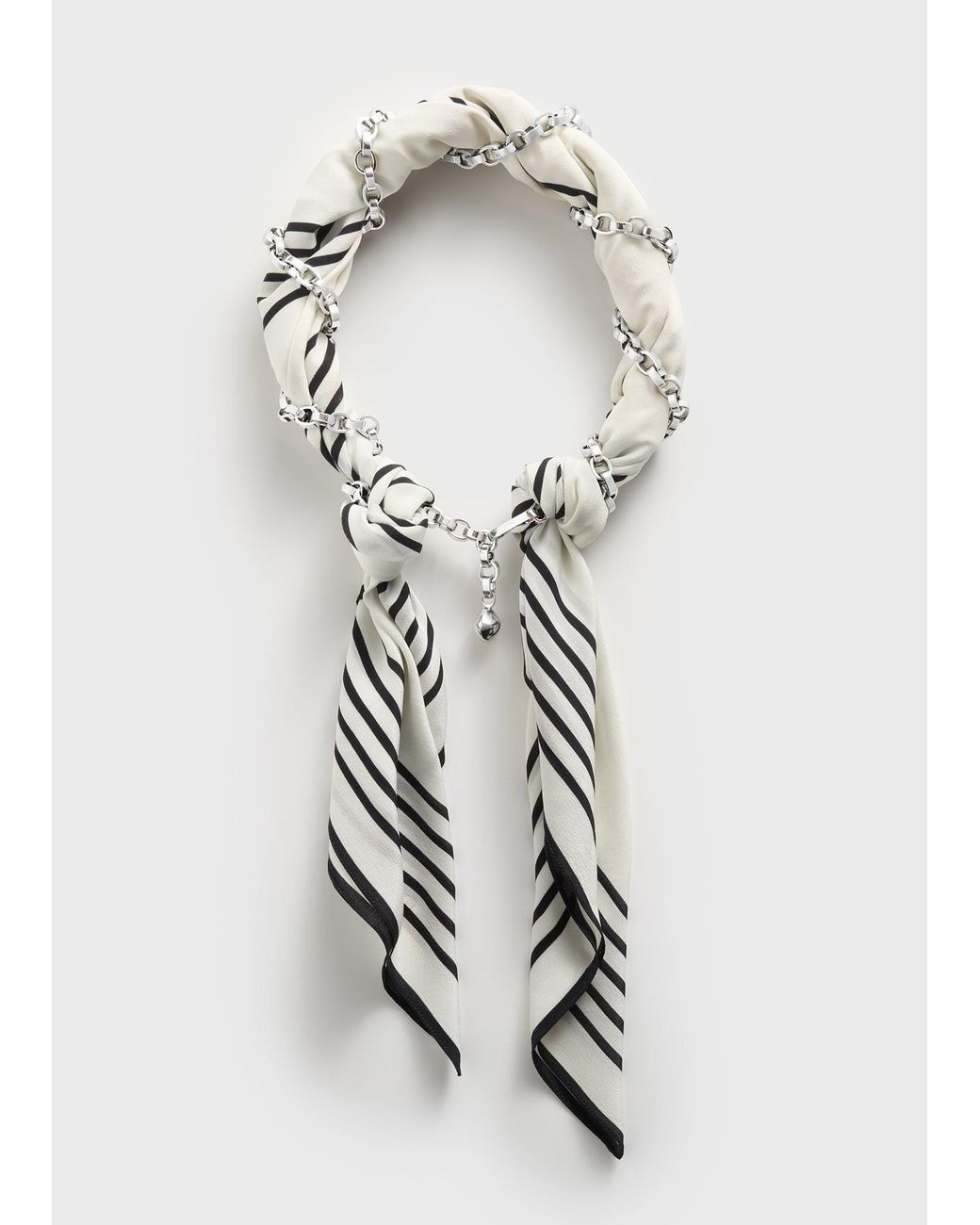 Totême Multicolor Silk Scarf Collar