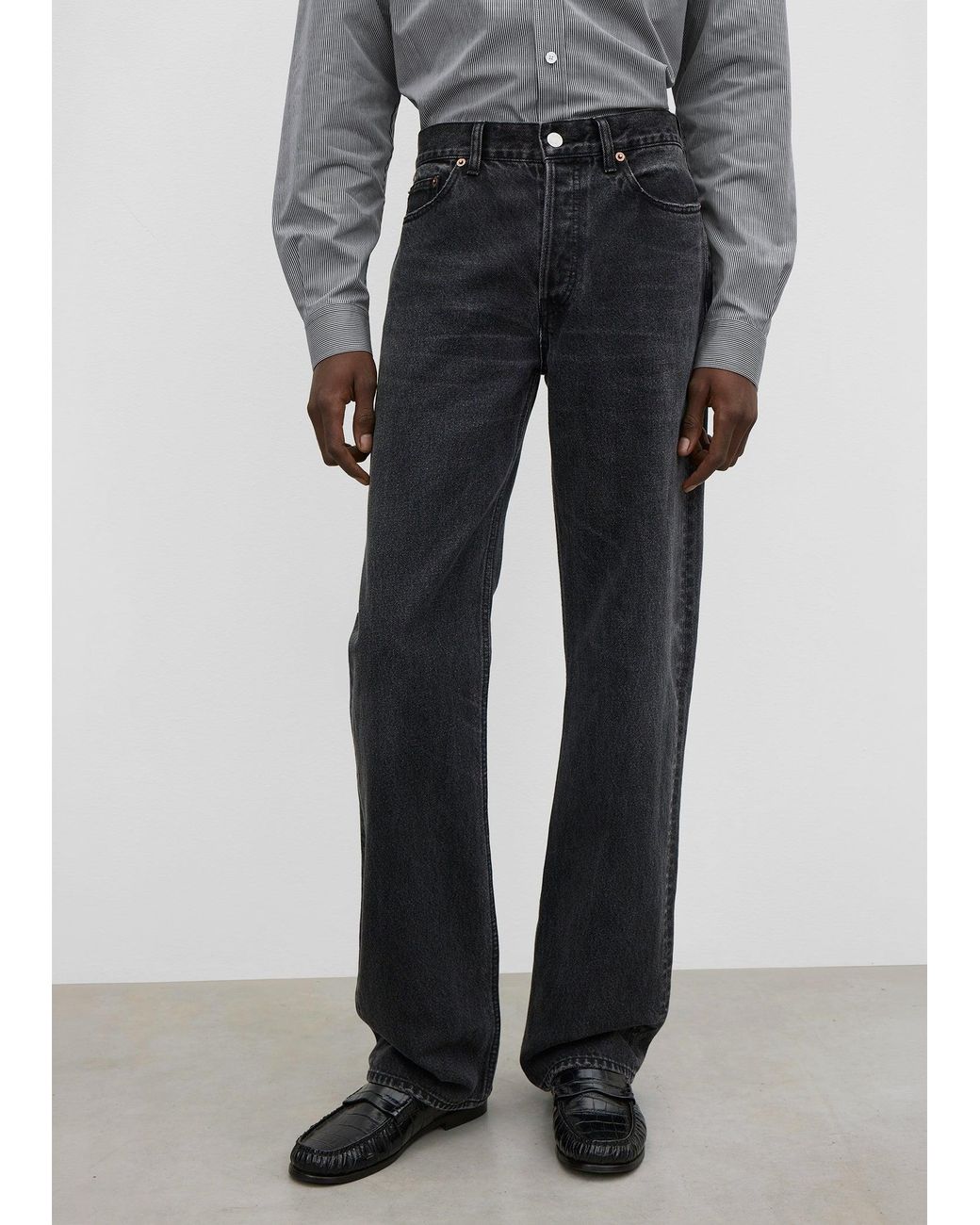 Totême Gray Straight Denim