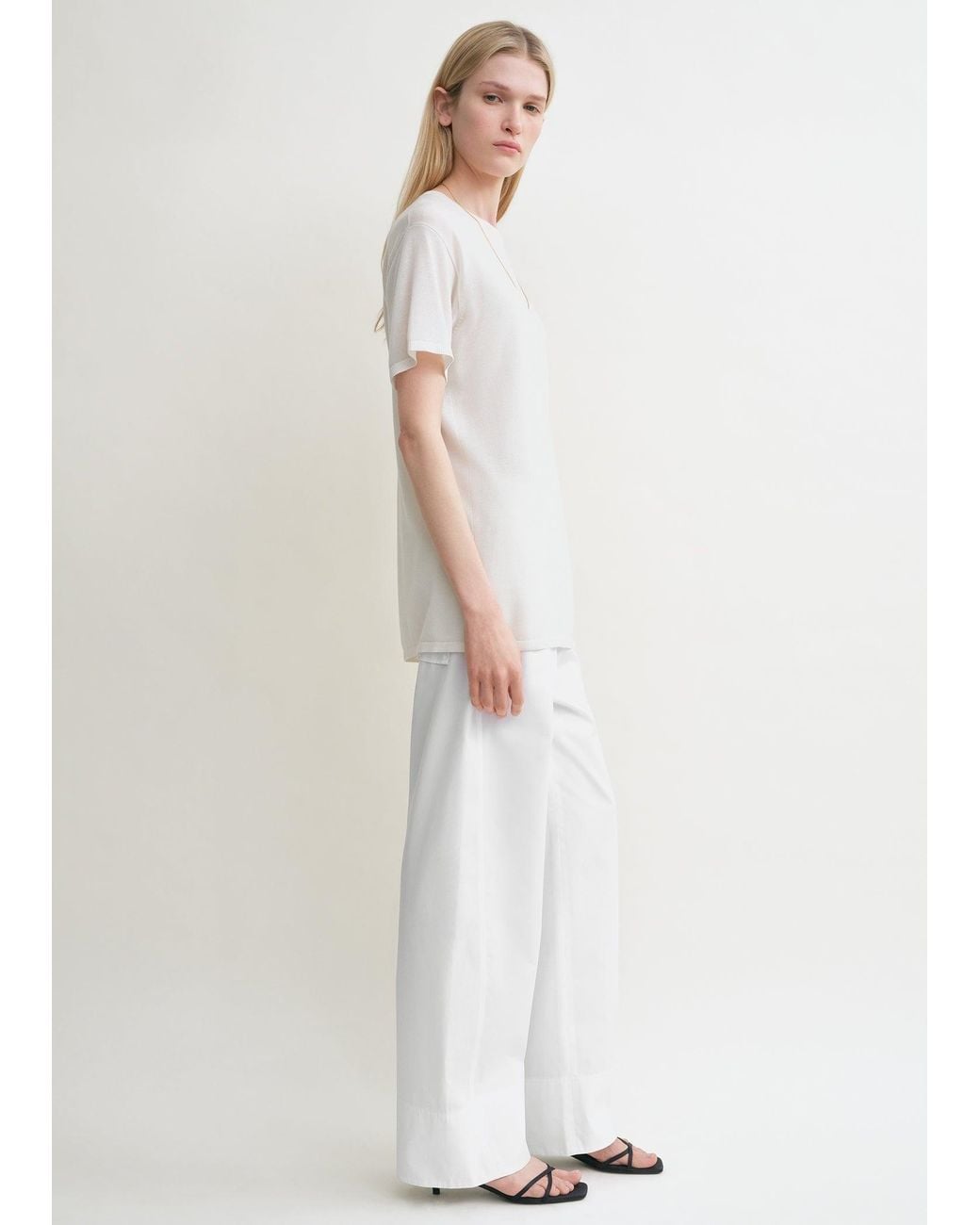 Totême White Tee Knit