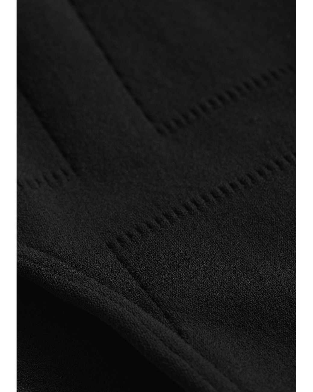 Totême  Black Monogram Pointelle Knit Swimsuit