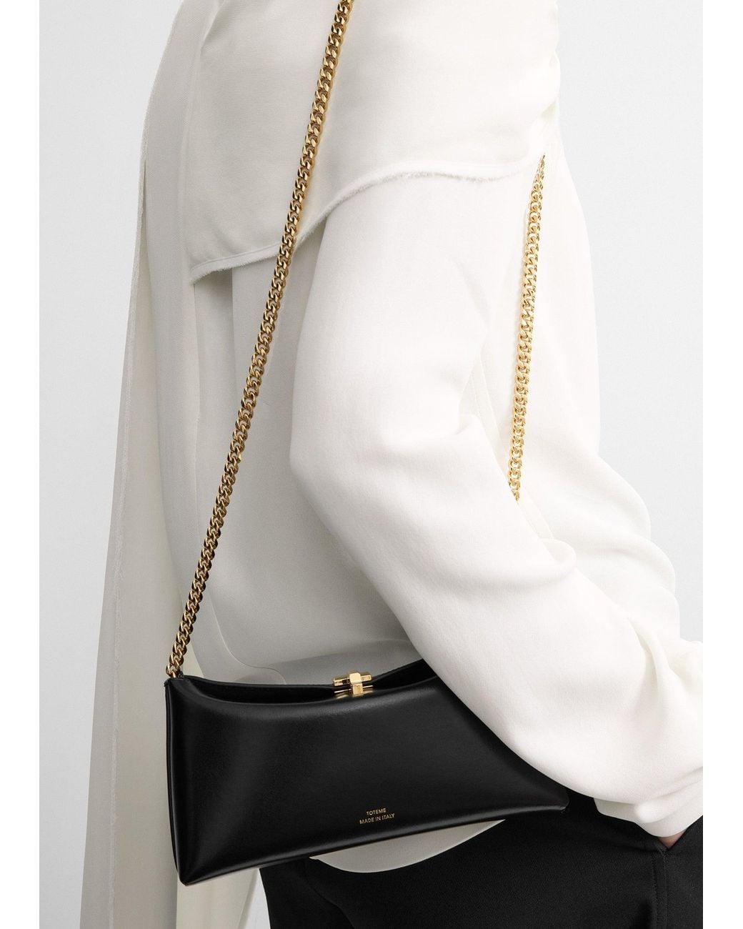 Totême  White T-Lock Leather Slim