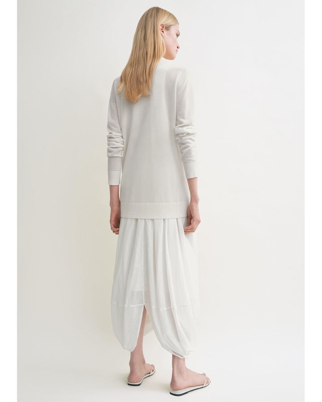 Totême Natural Long-Sleeve Tee Knit