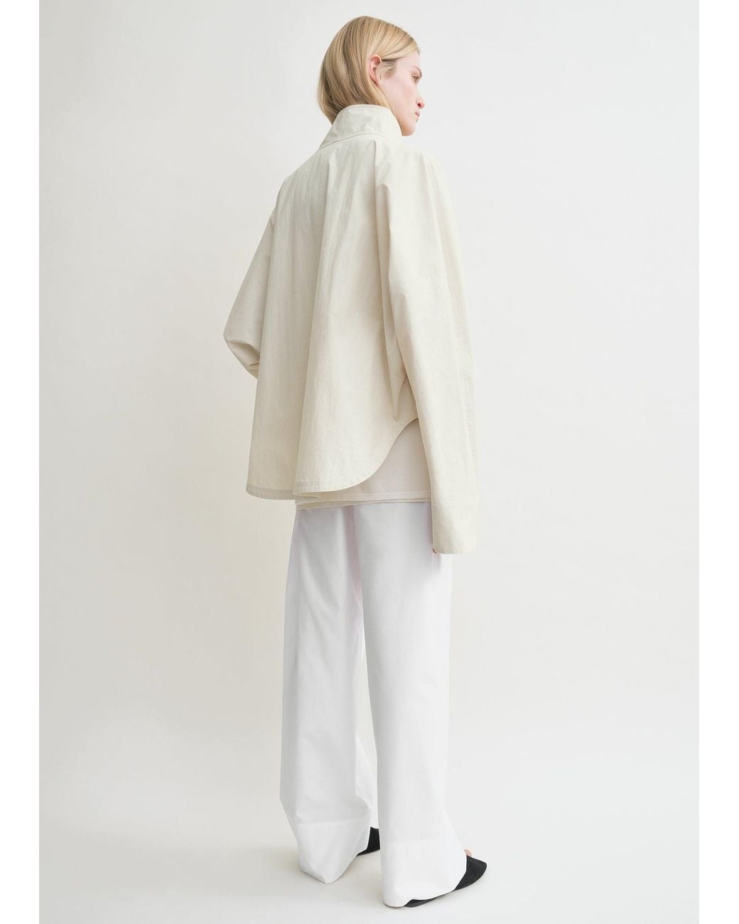 Totême White Summer Parachute Jacket
