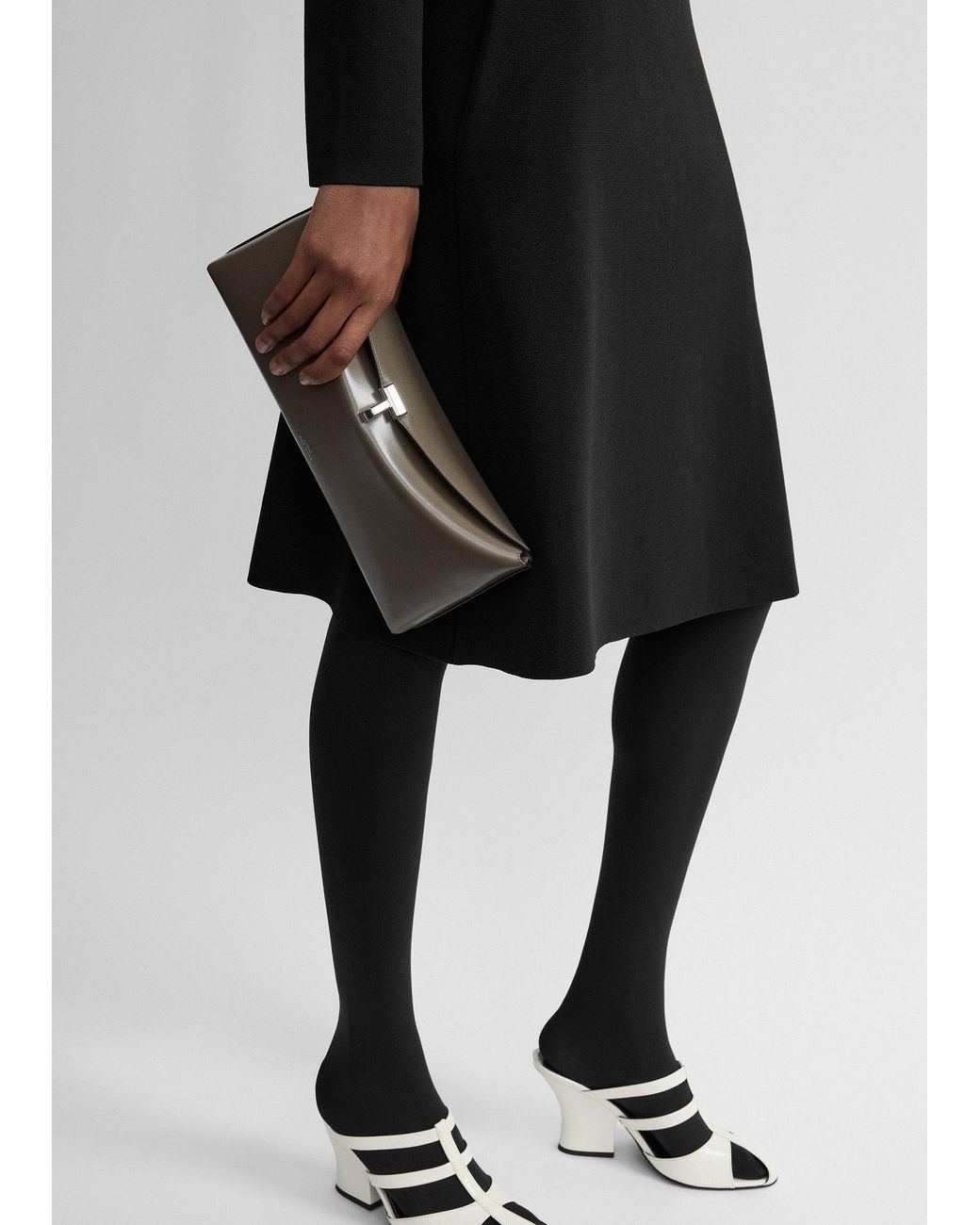 Totême Black Knit Skirt