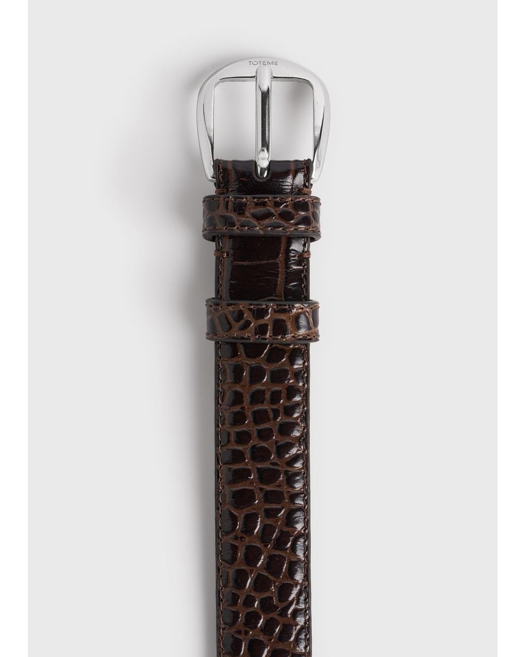 Totême White 2.5Cm Classic Belt