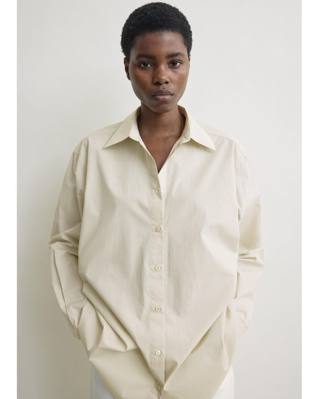 Totême Natural Classic Tumbled Shirt