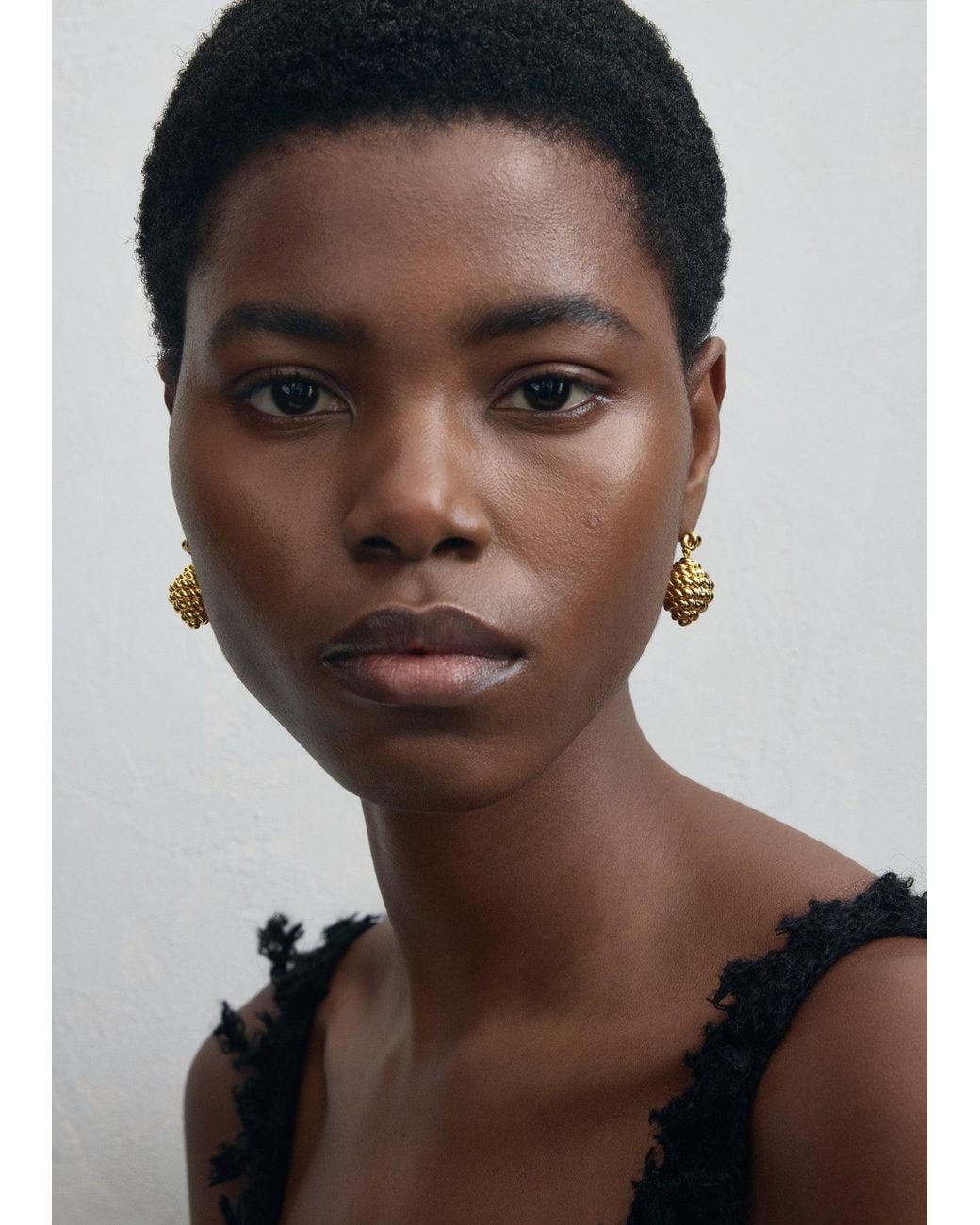 Totême Metallic Rope Drop Earrings