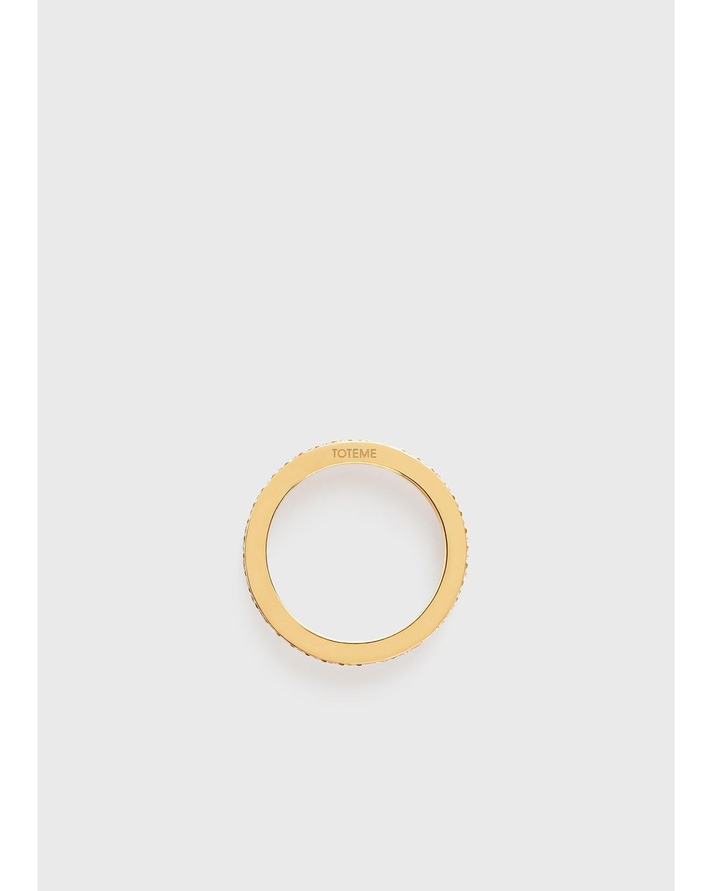 Totême  White Eternity Diamond Midi Ring 18Kt
