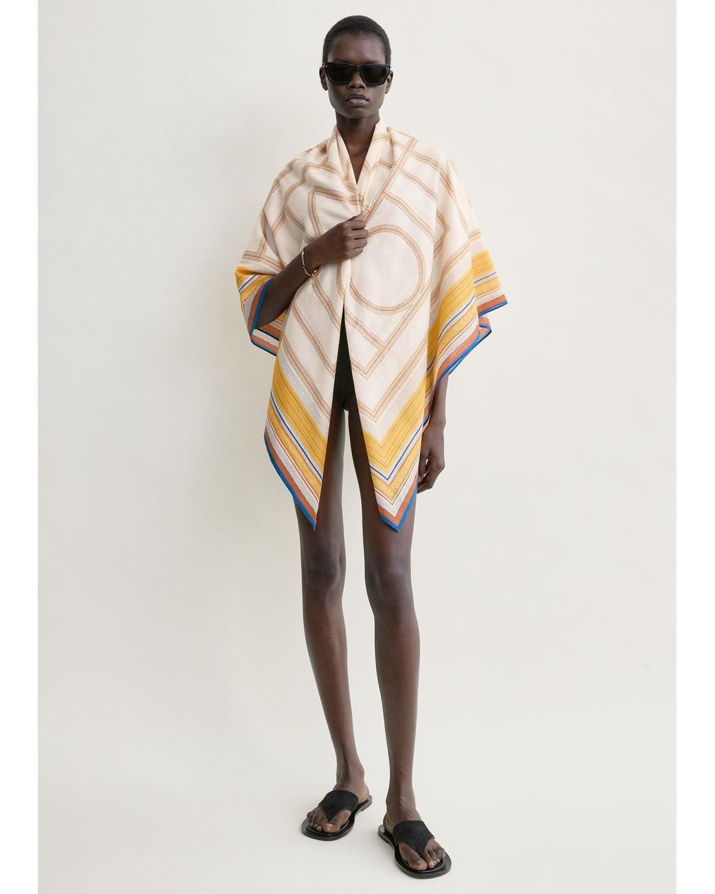 Totême  Natural Collector Sarong Cream/Daffodil