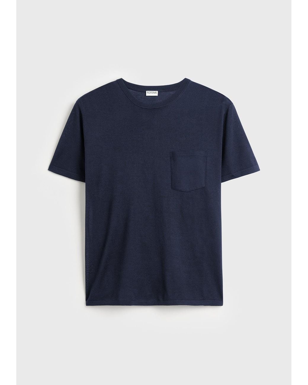 Totême  Blue Fine T-Shirt for men