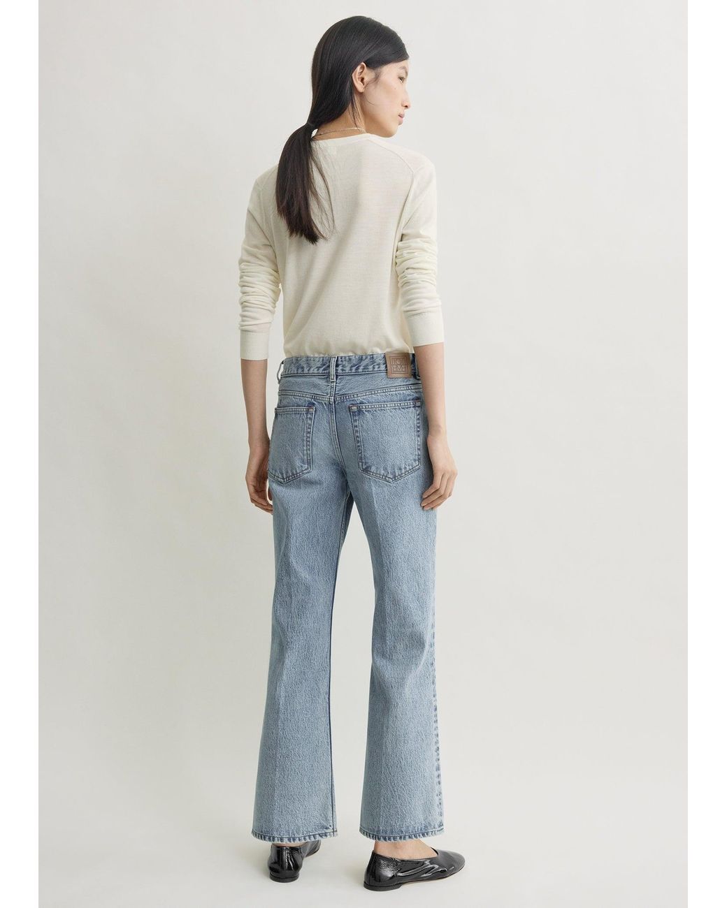 Totême Blue Kick Flare Denim