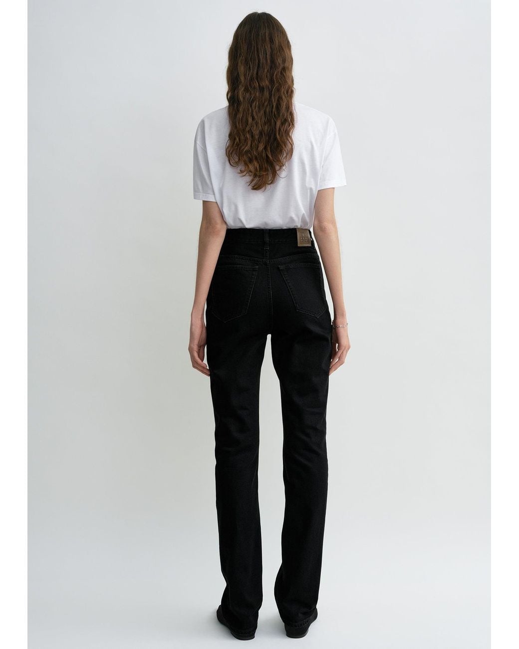 Totême White High Slim Denim