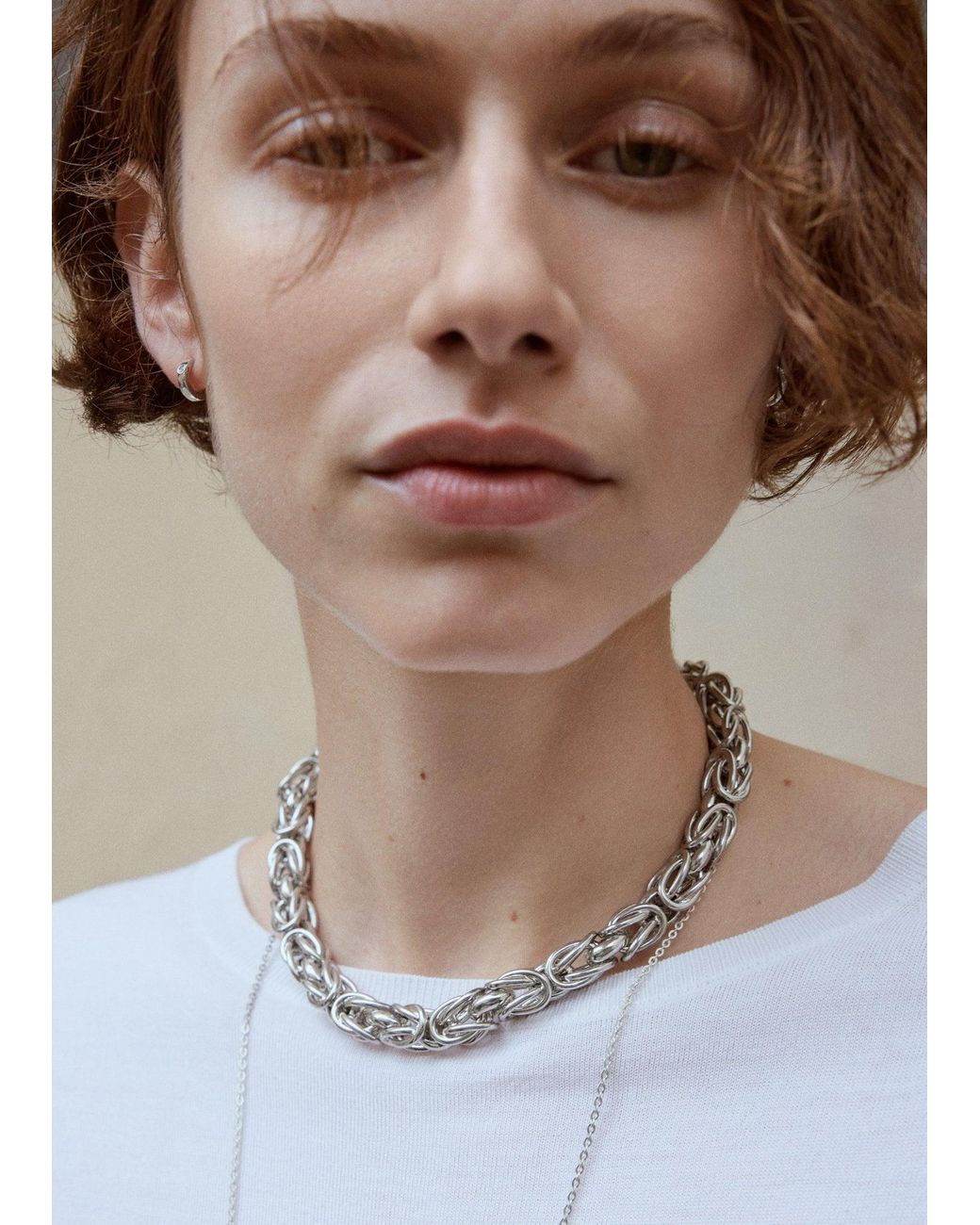 Totême Gray Byzantine Collar