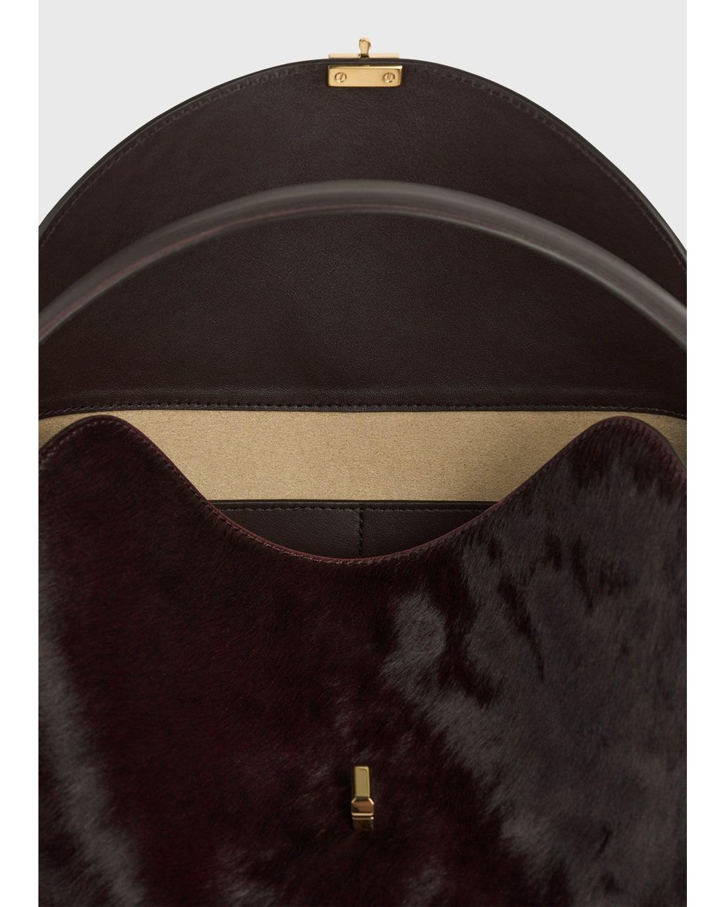 Totême Multicolor T-Lock Pony Hair Top Handle