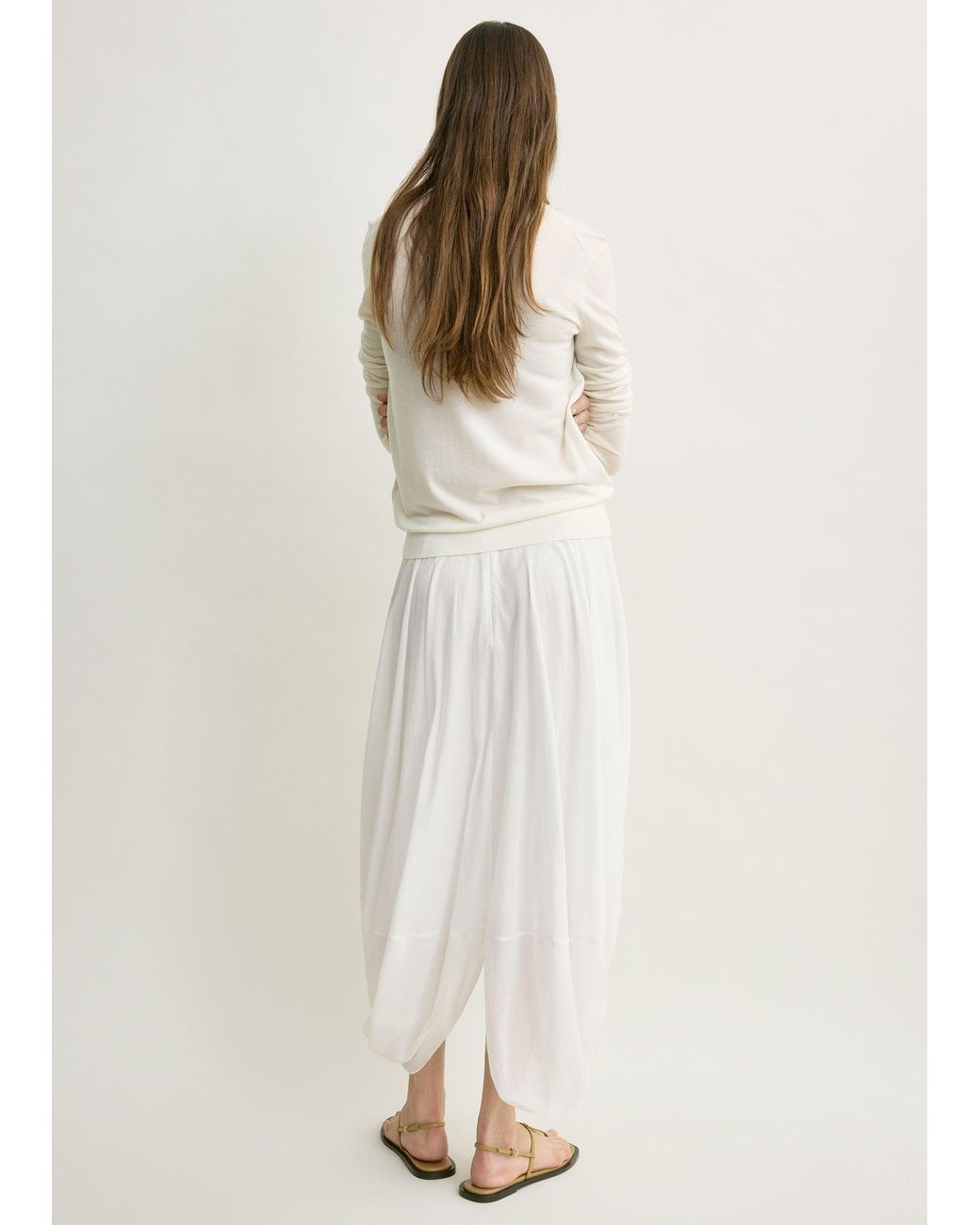 Totême  Natural Cocoon Skirt Petite
