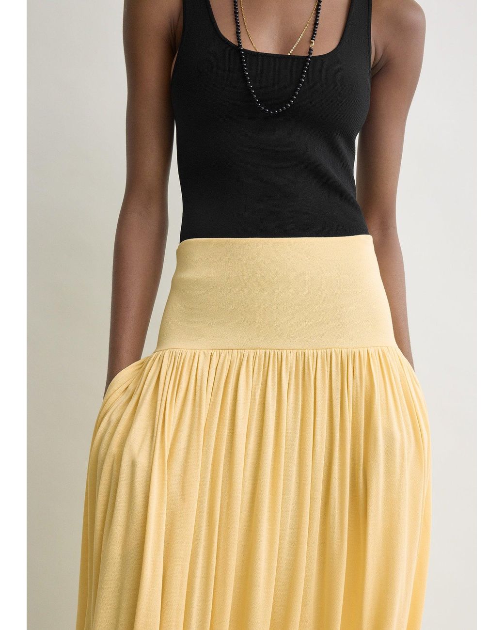 Totême Multicolor Soft Gathered Skirt