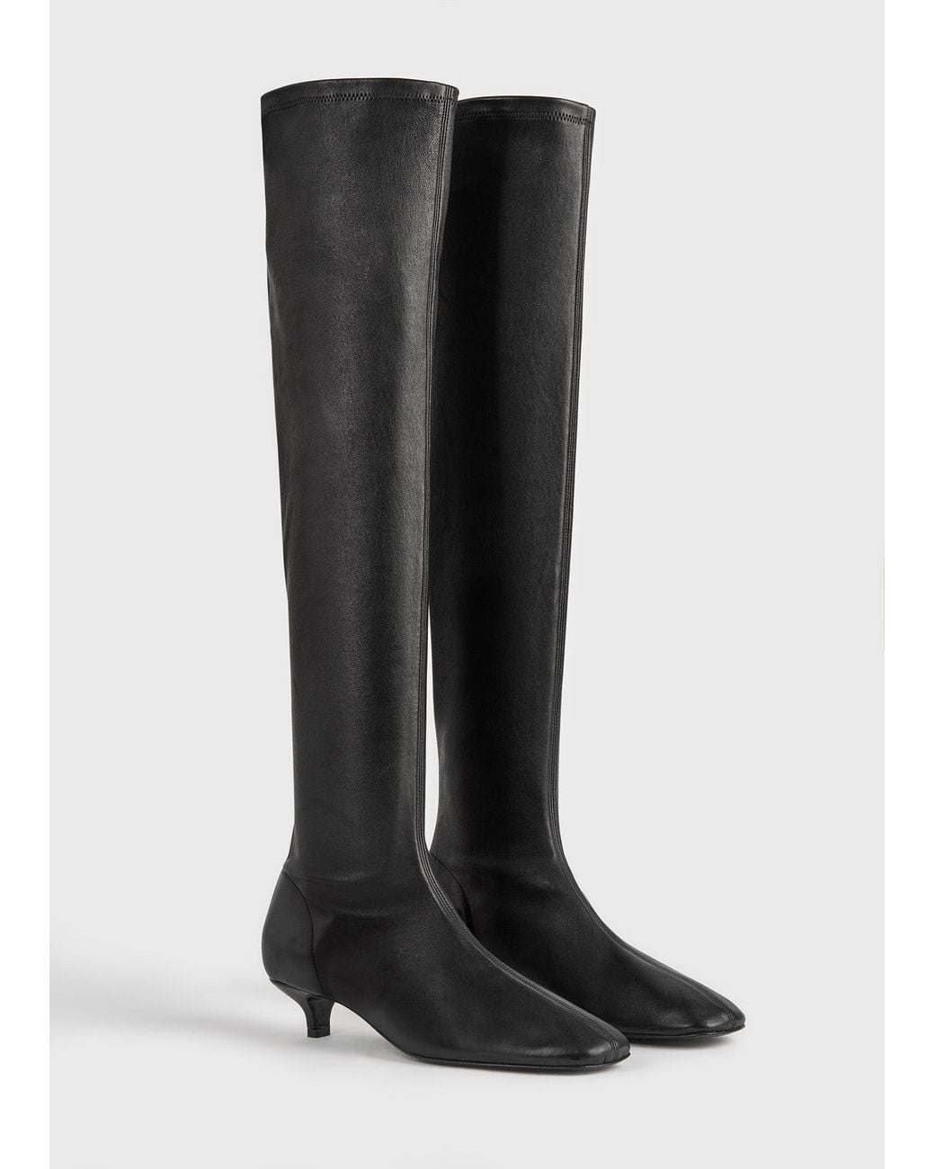 Totême  Black Day Nappa Knee-High Boots