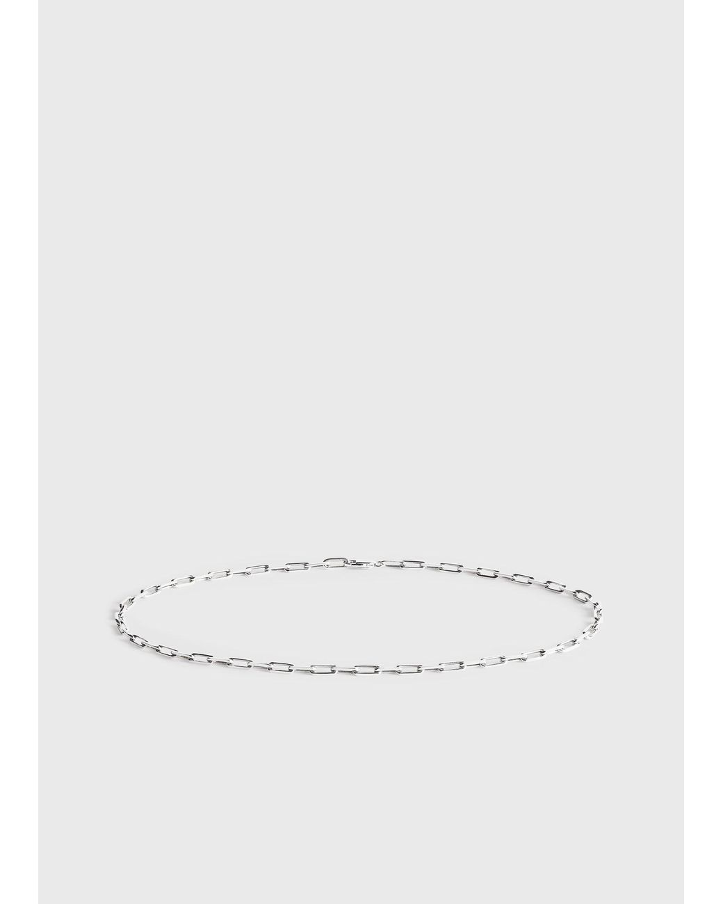 Totême  White Crew-Neck Chain 18Kt