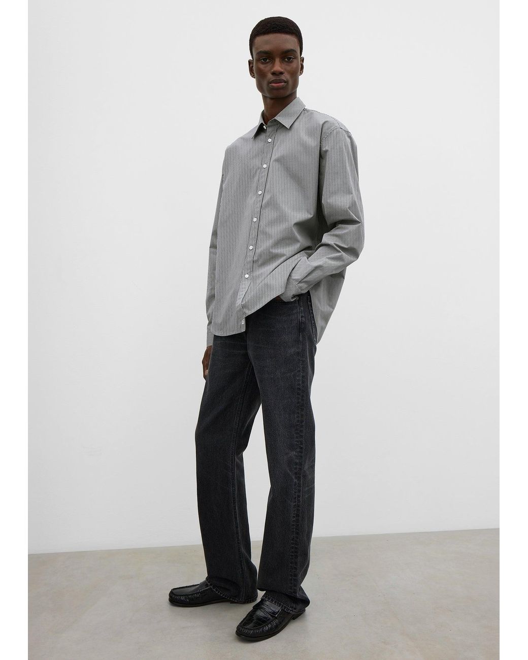 Totême Gray Casual Shirt