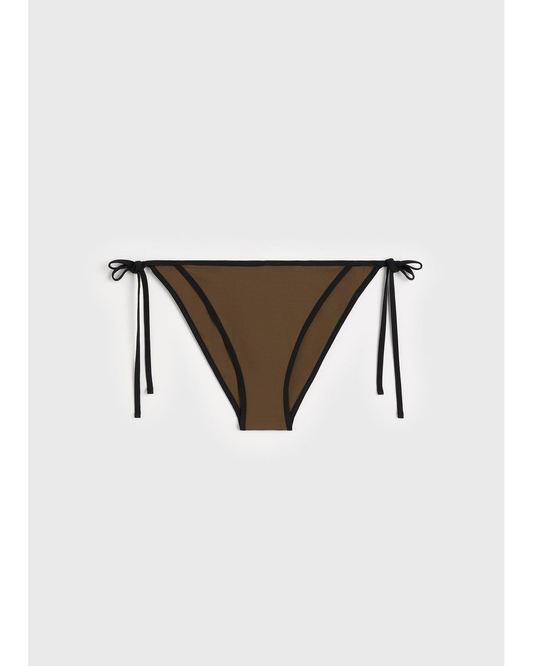 Totême Natural Stripe Tie Bikini Bottoms