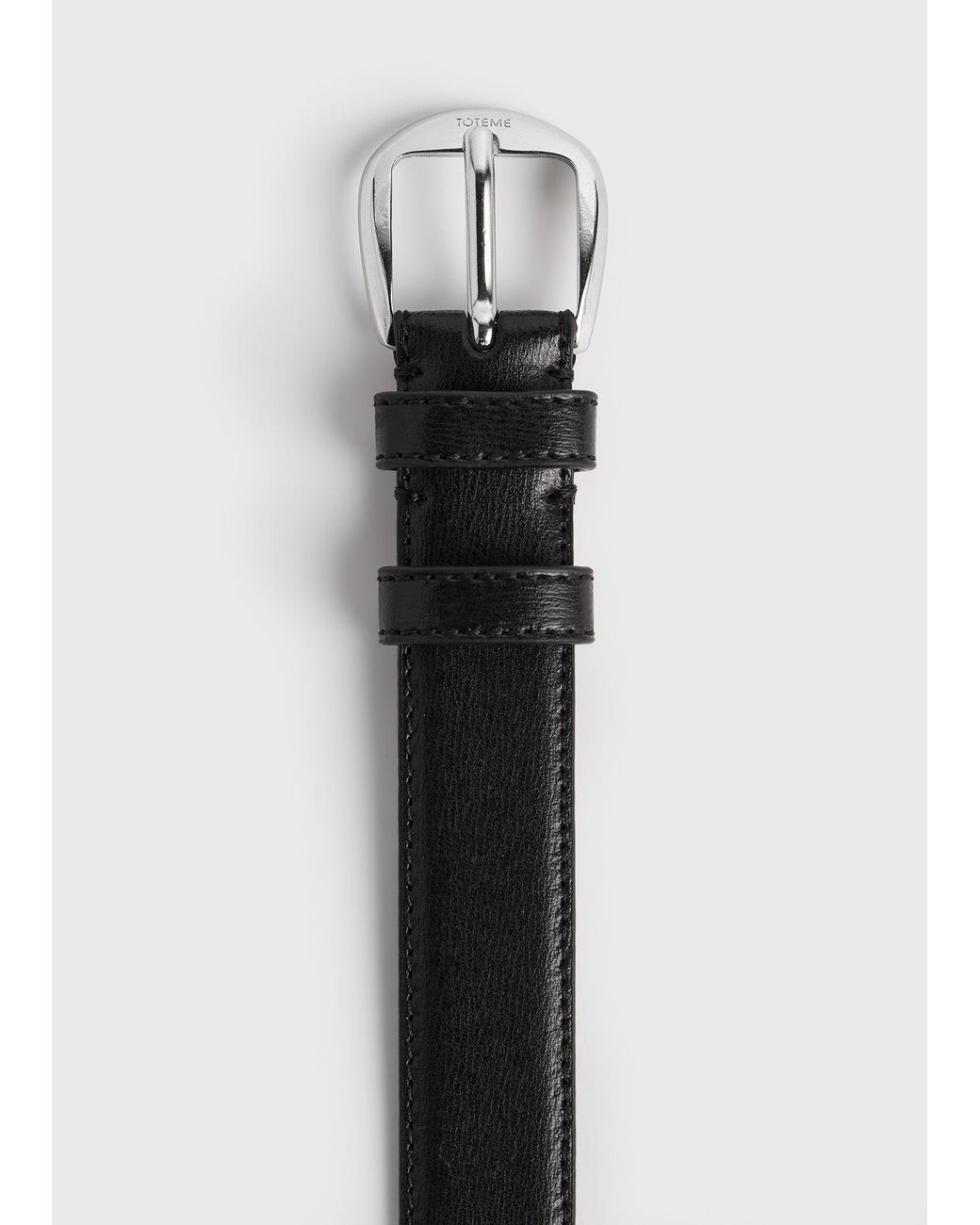 Totême  White 2.5Cm Classic Belt