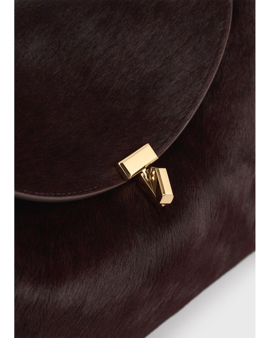 Totême Multicolor T-Lock Pony Hair Top Handle