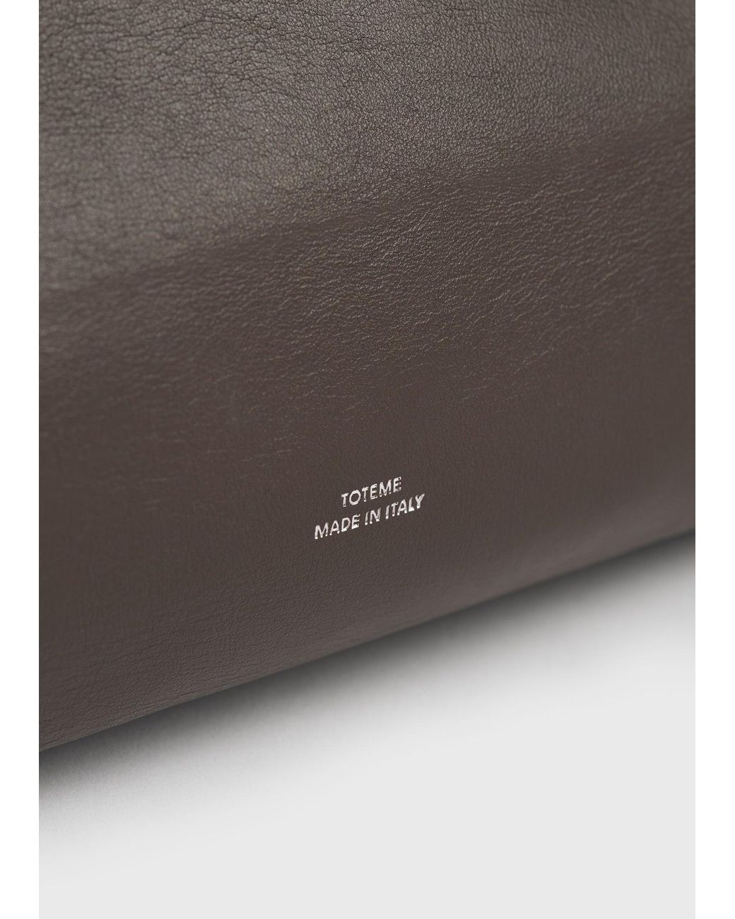 Totême Brown Roam Leather Tote