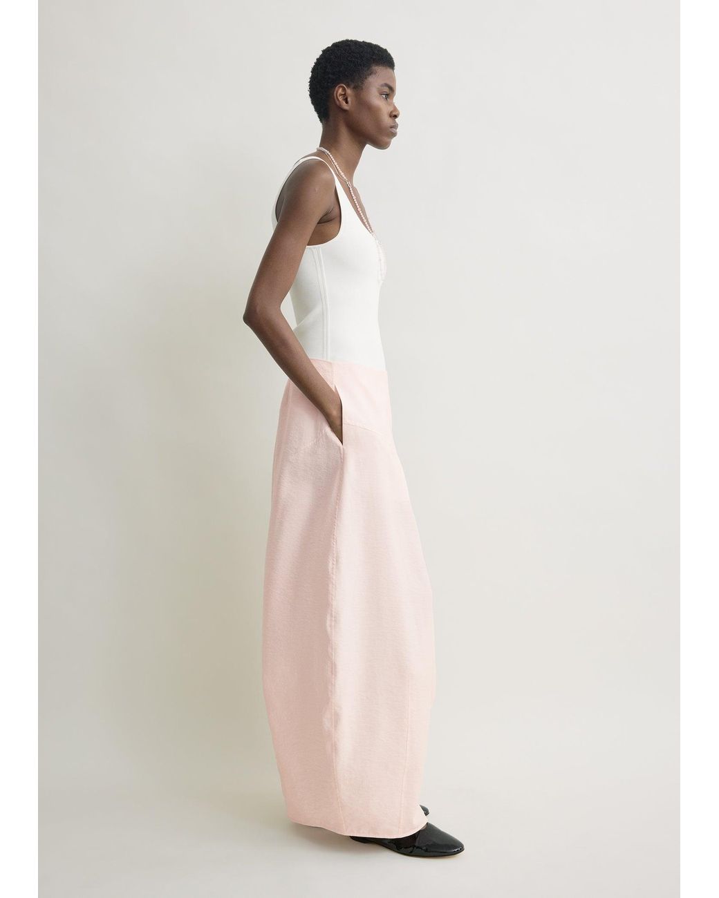 Totême Natural Parachute Skirt