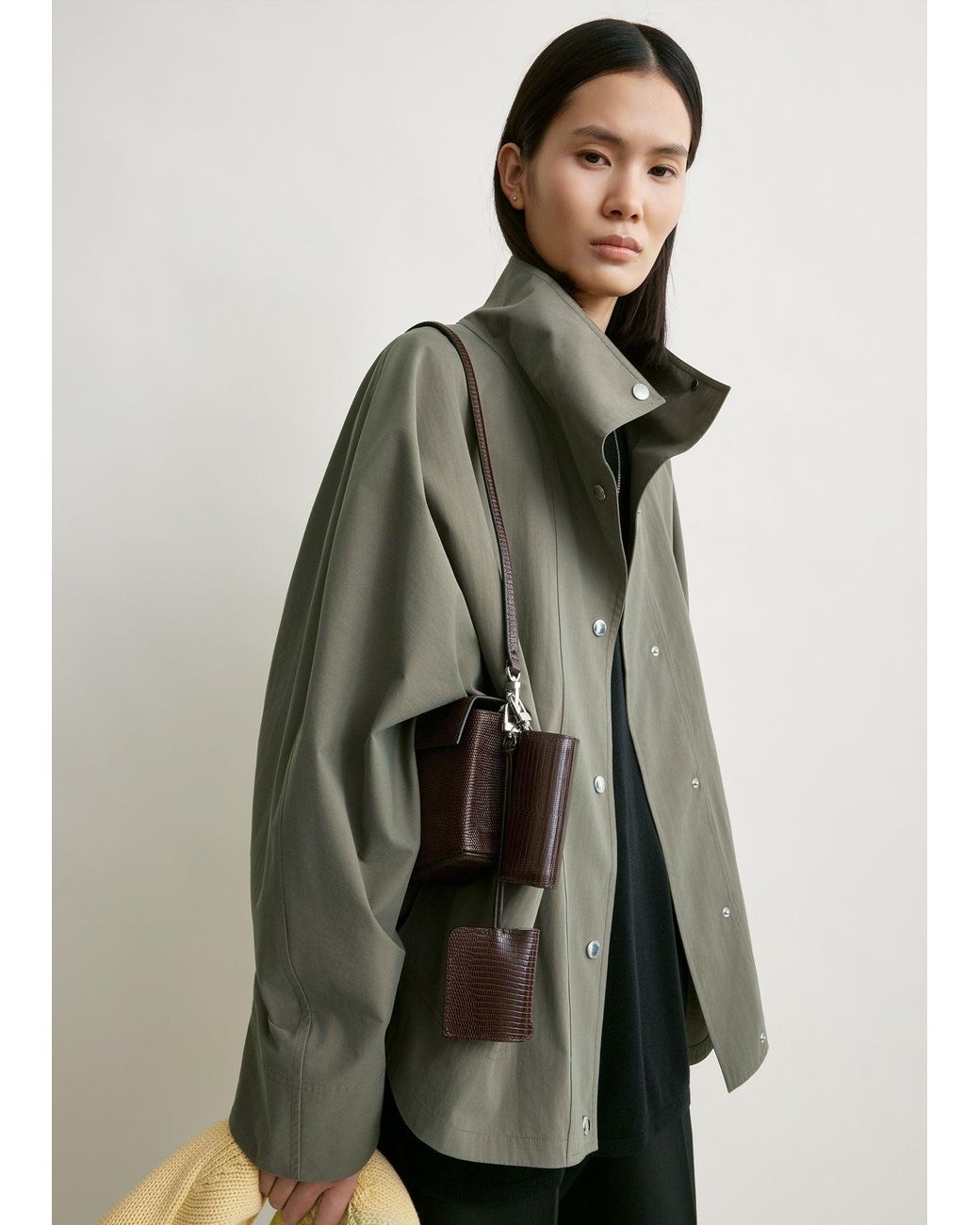 Totême Green Summer Parachute Jacket