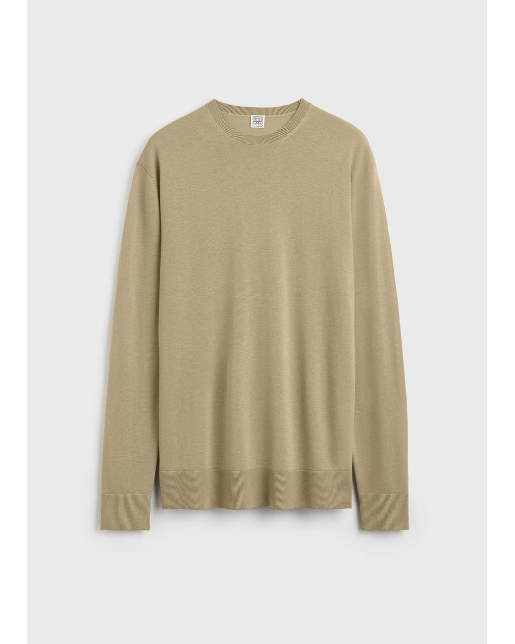 Totême Green Long-Sleeve Tee Knit