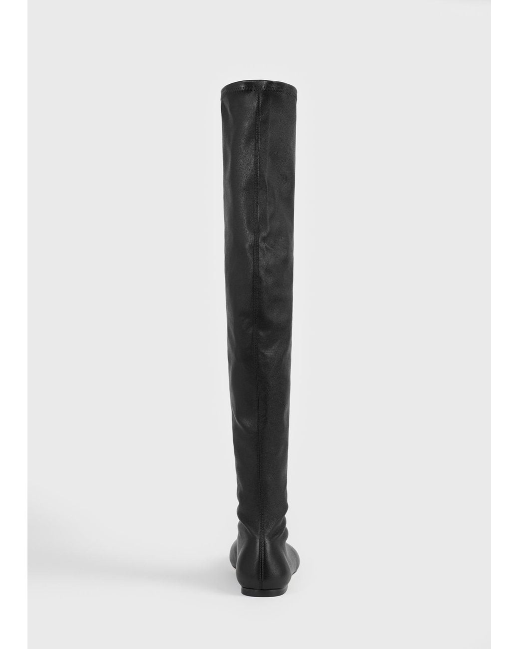 Totême Black Deconstructed Stretch Nappa Boots