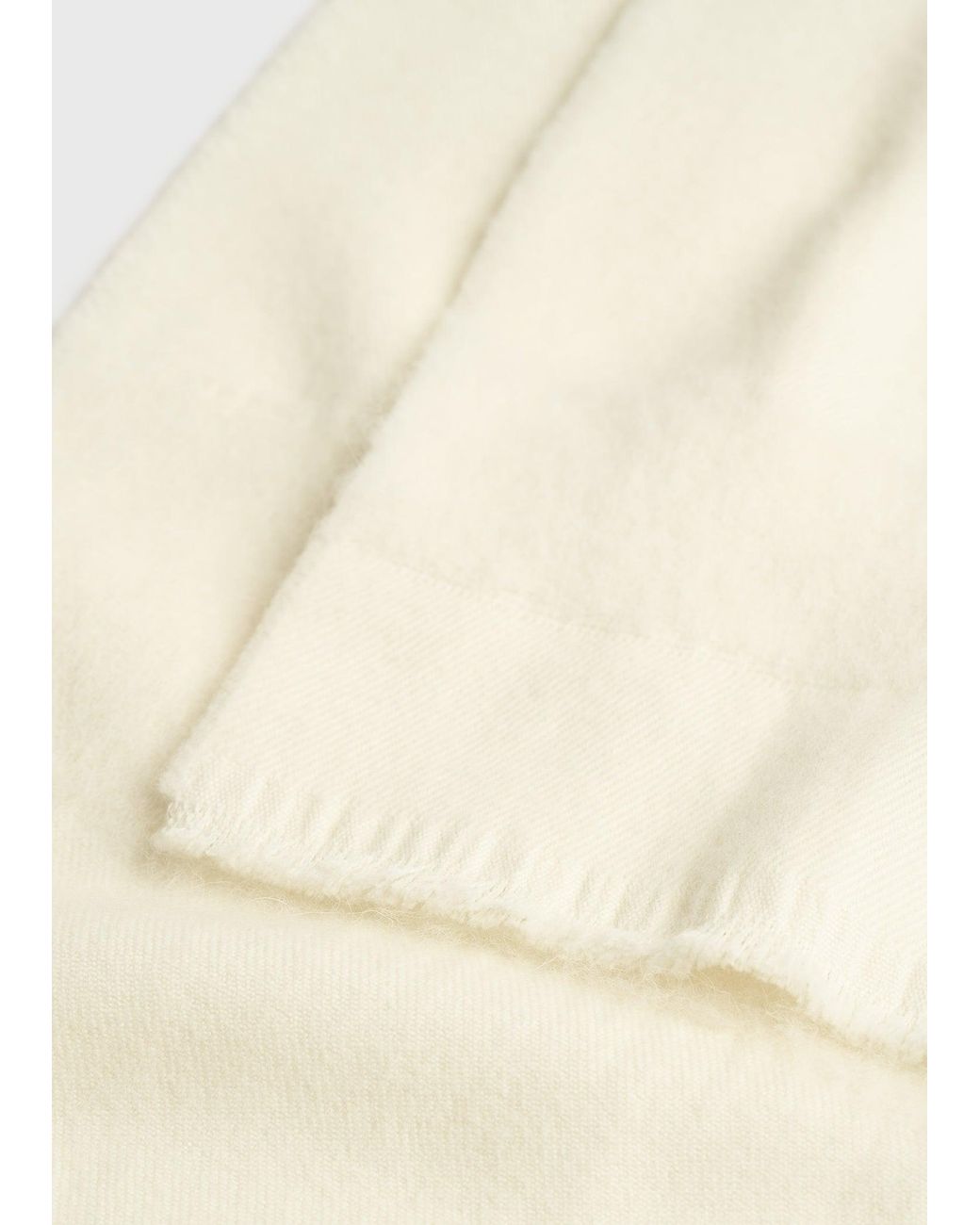 Totême Natural Monogram Twill Scarf