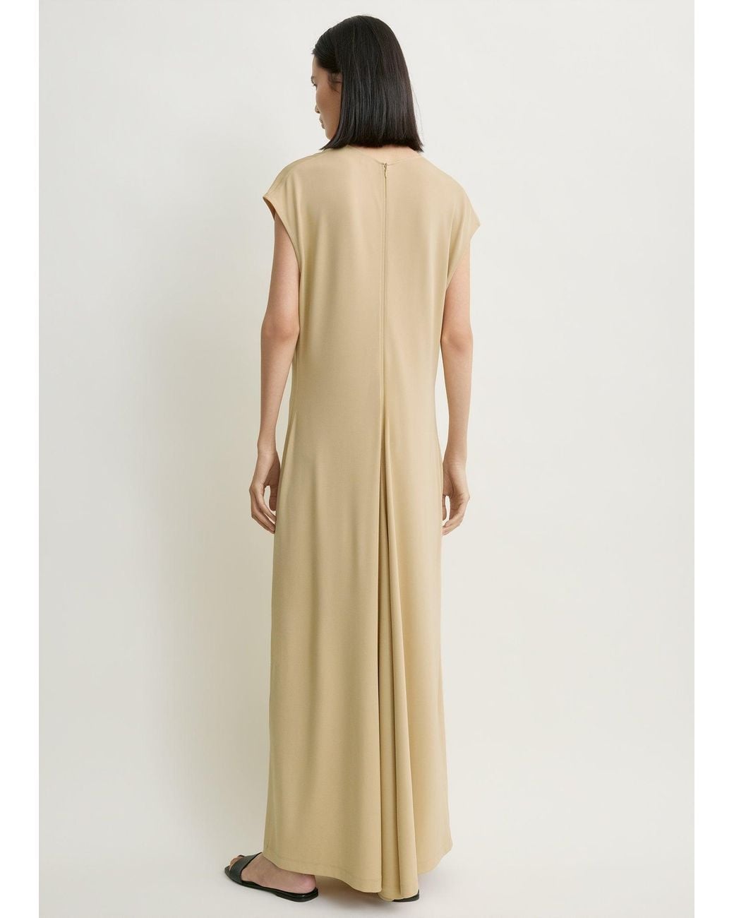 Totême  Natural V-Neck Jersey Dress