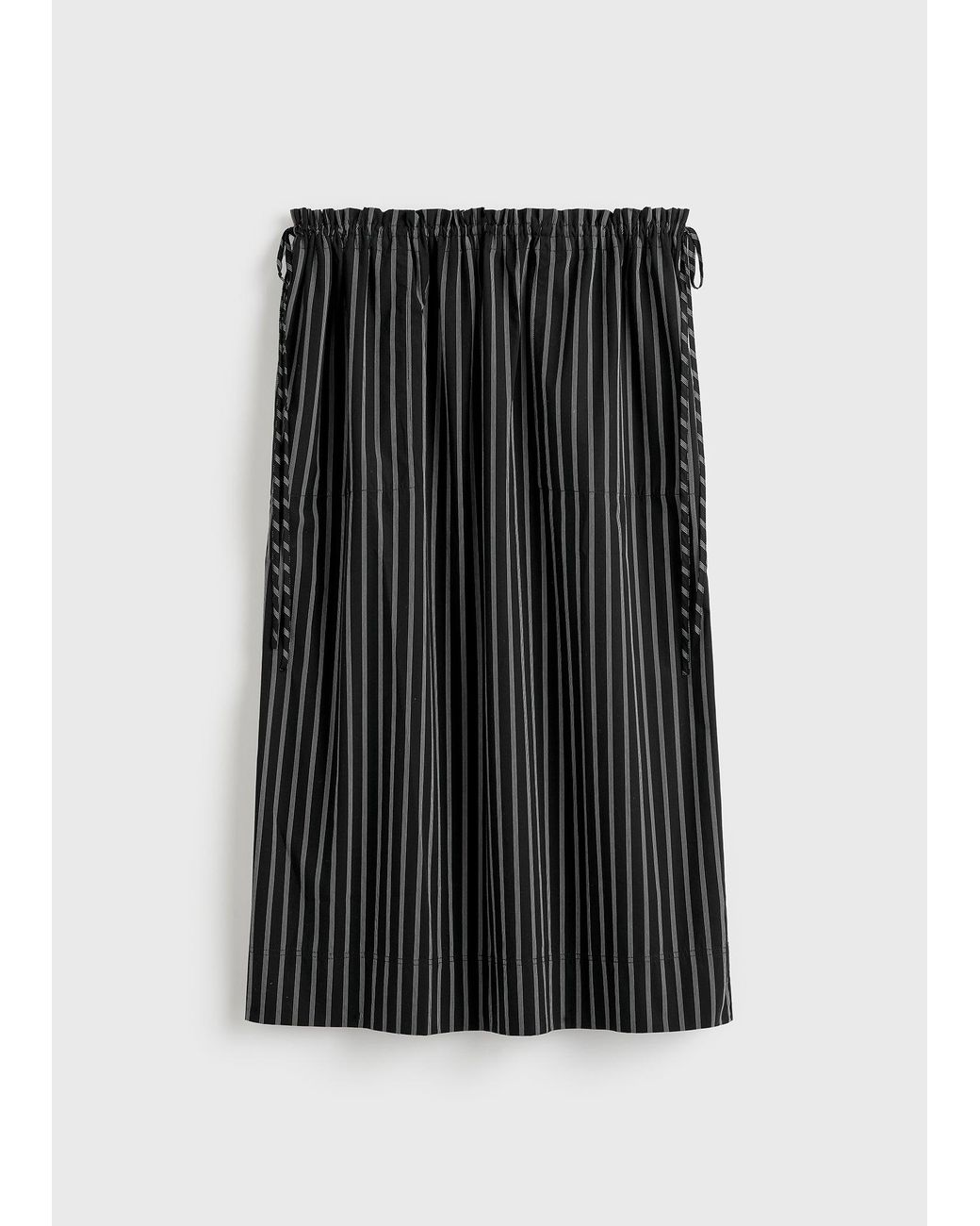 Totême Multicolor Striped Drawstring Skirt