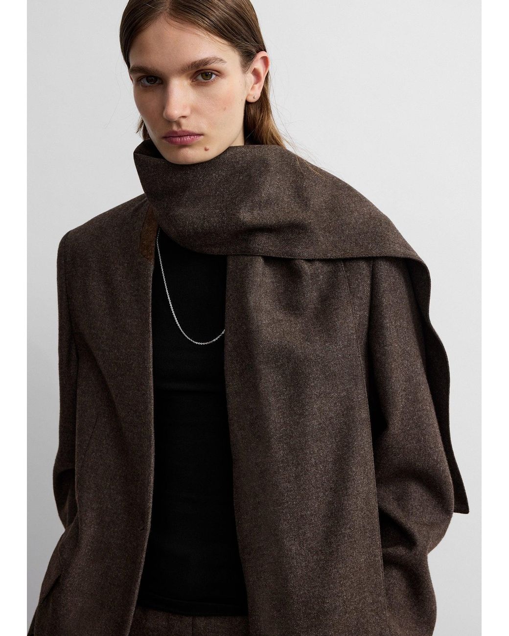 Totême Multicolor Scarf Lapel Blazer