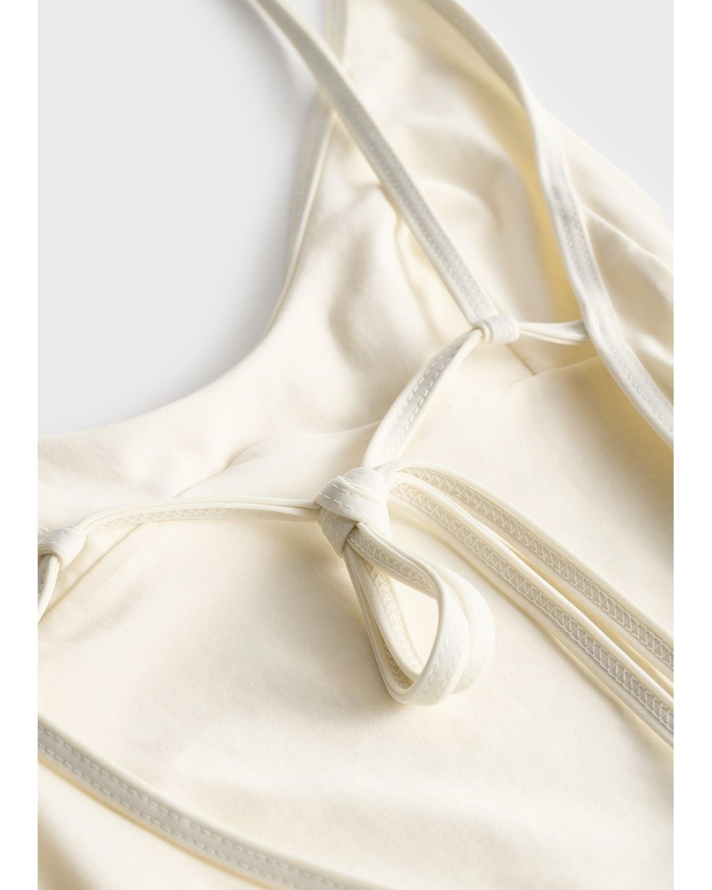 Totême White Scoop Swimsuit