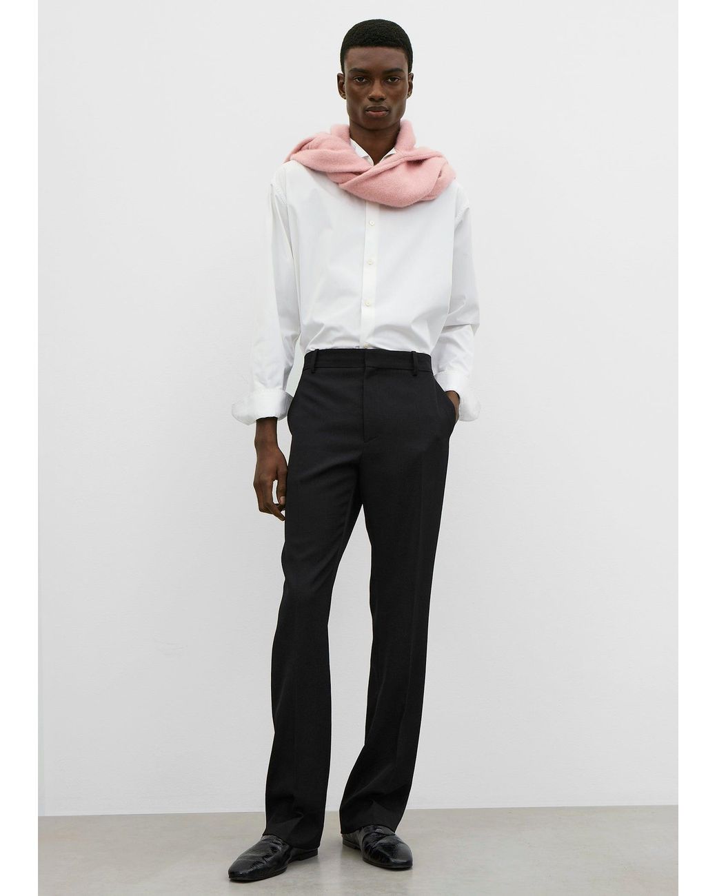 Totême White Kick Trousers