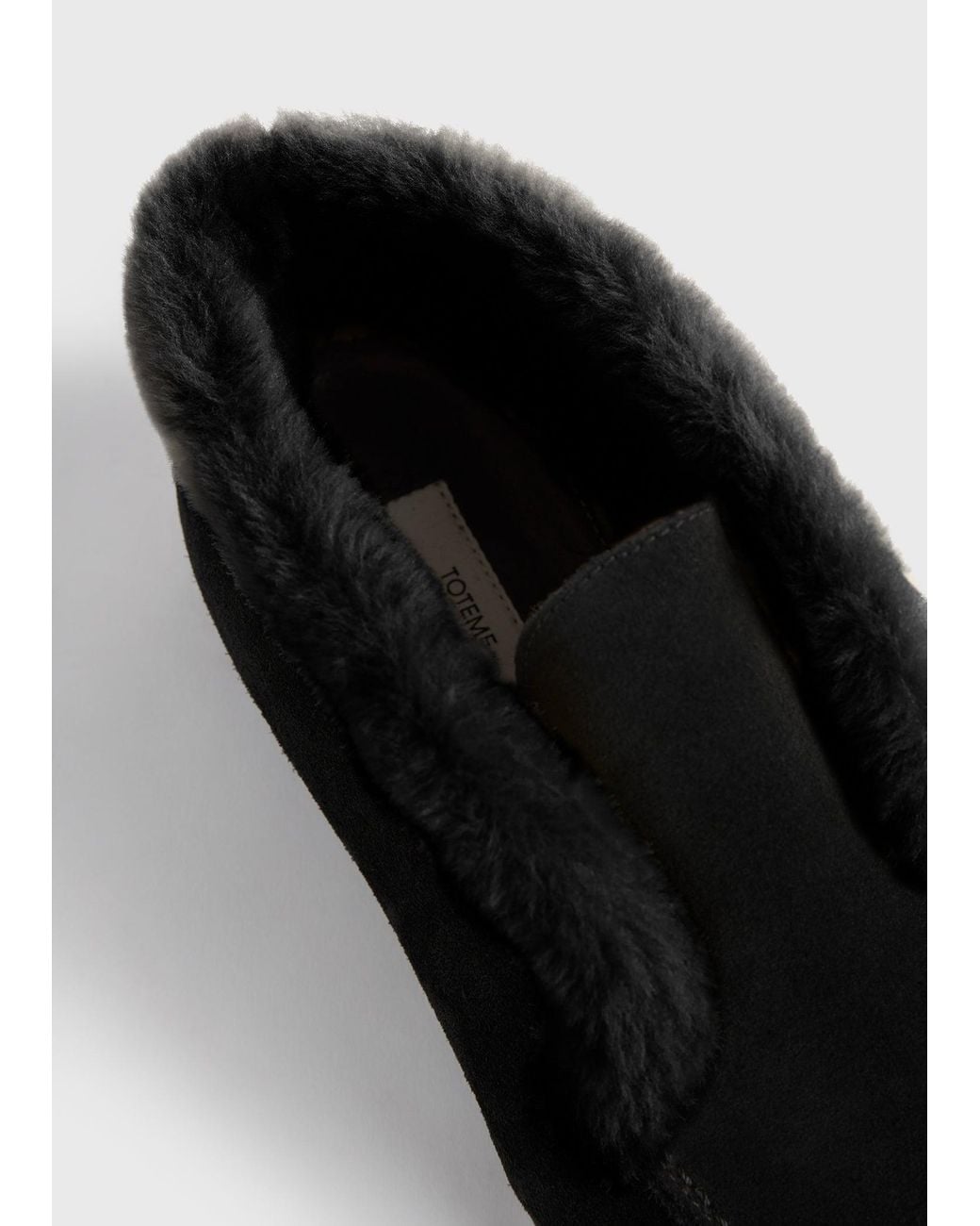 Totême Black Loafer Boots