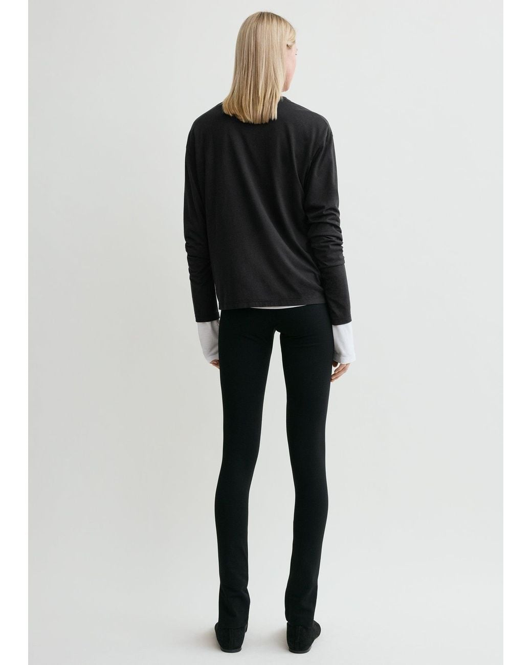 Totême Black Zip Leggings