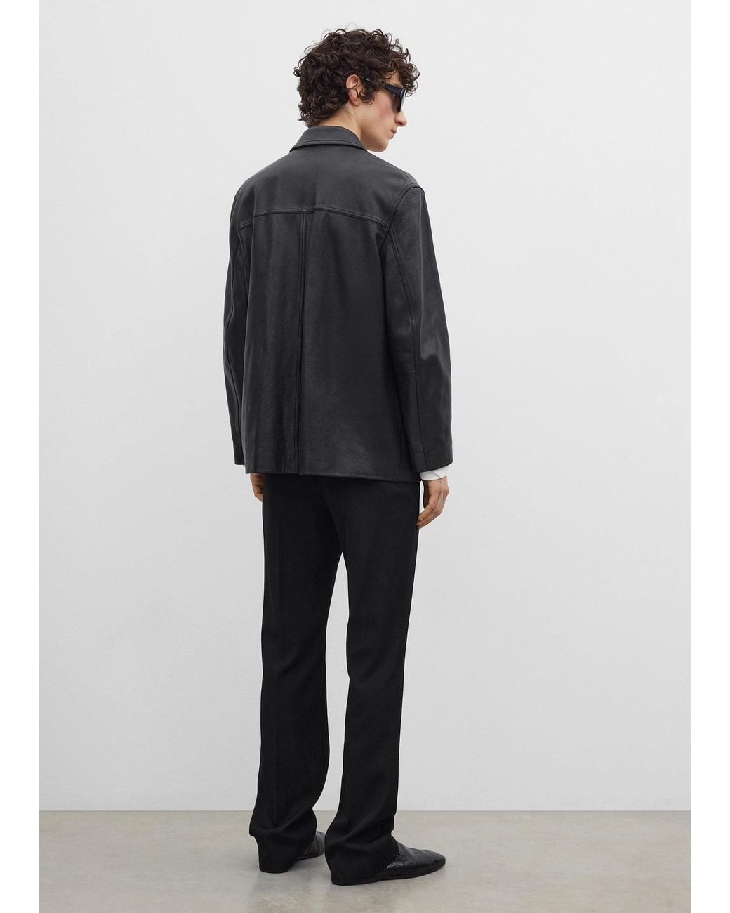 Totême Black Car Jacket for men