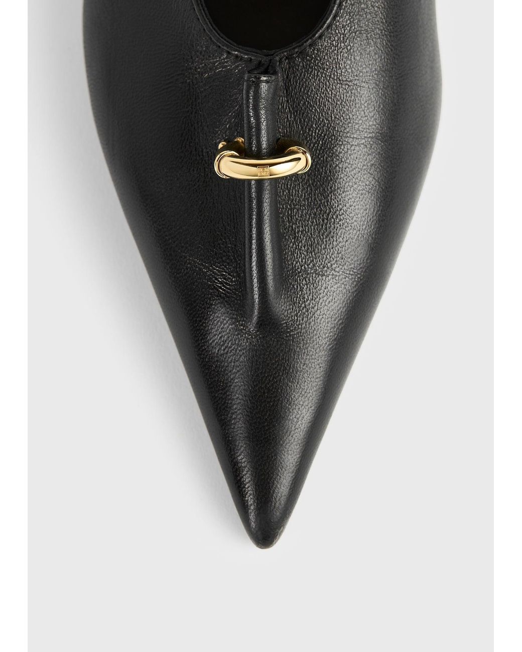 Totême White Pierced Nappa Pumps