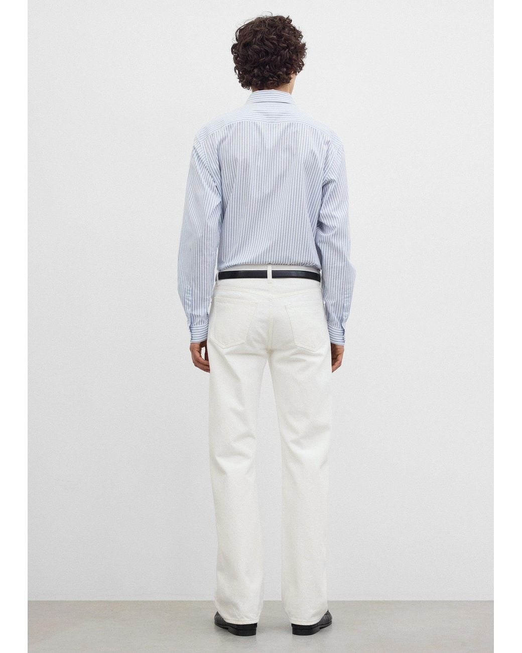 Totême White Straight Denim for men