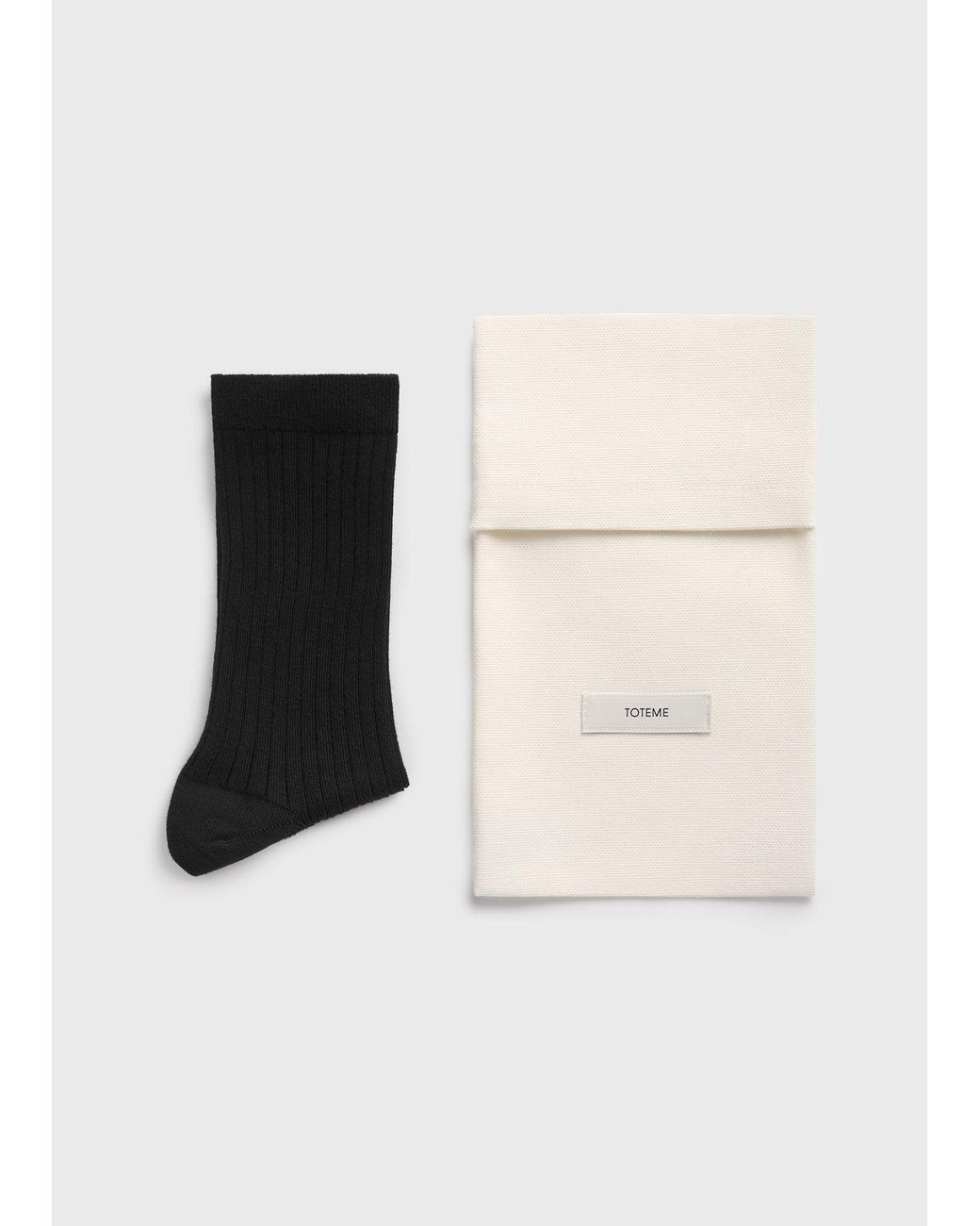 Totême Black Crew Socks