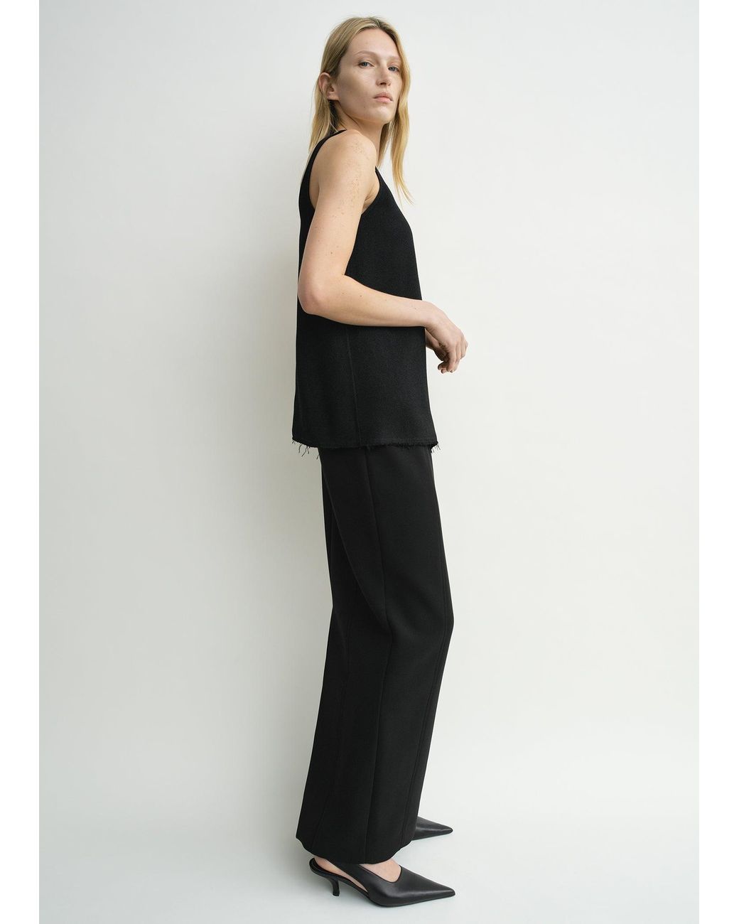 Totême  Black Sablé Tank