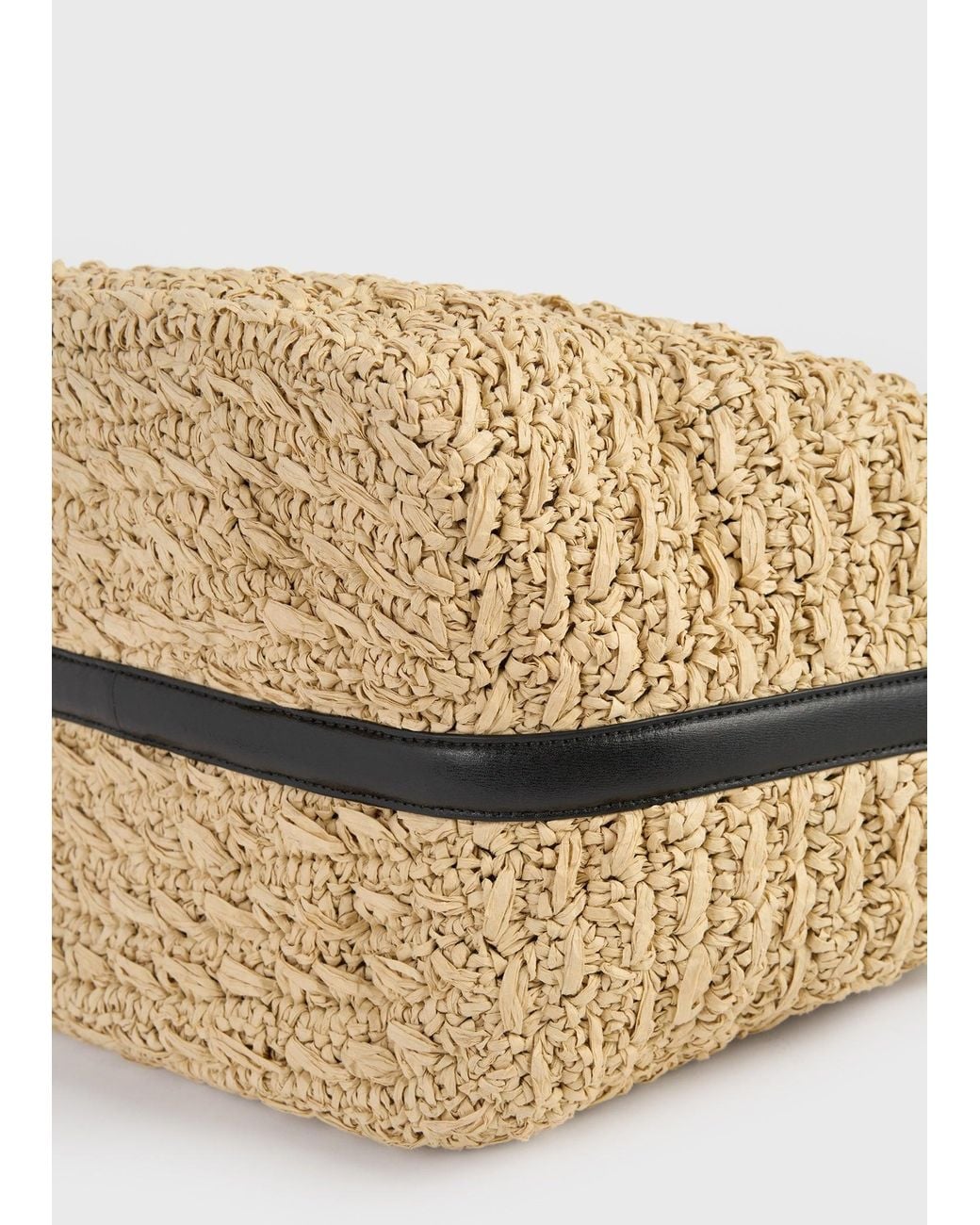 Totême  Natural Belted Paper Raffia Tote