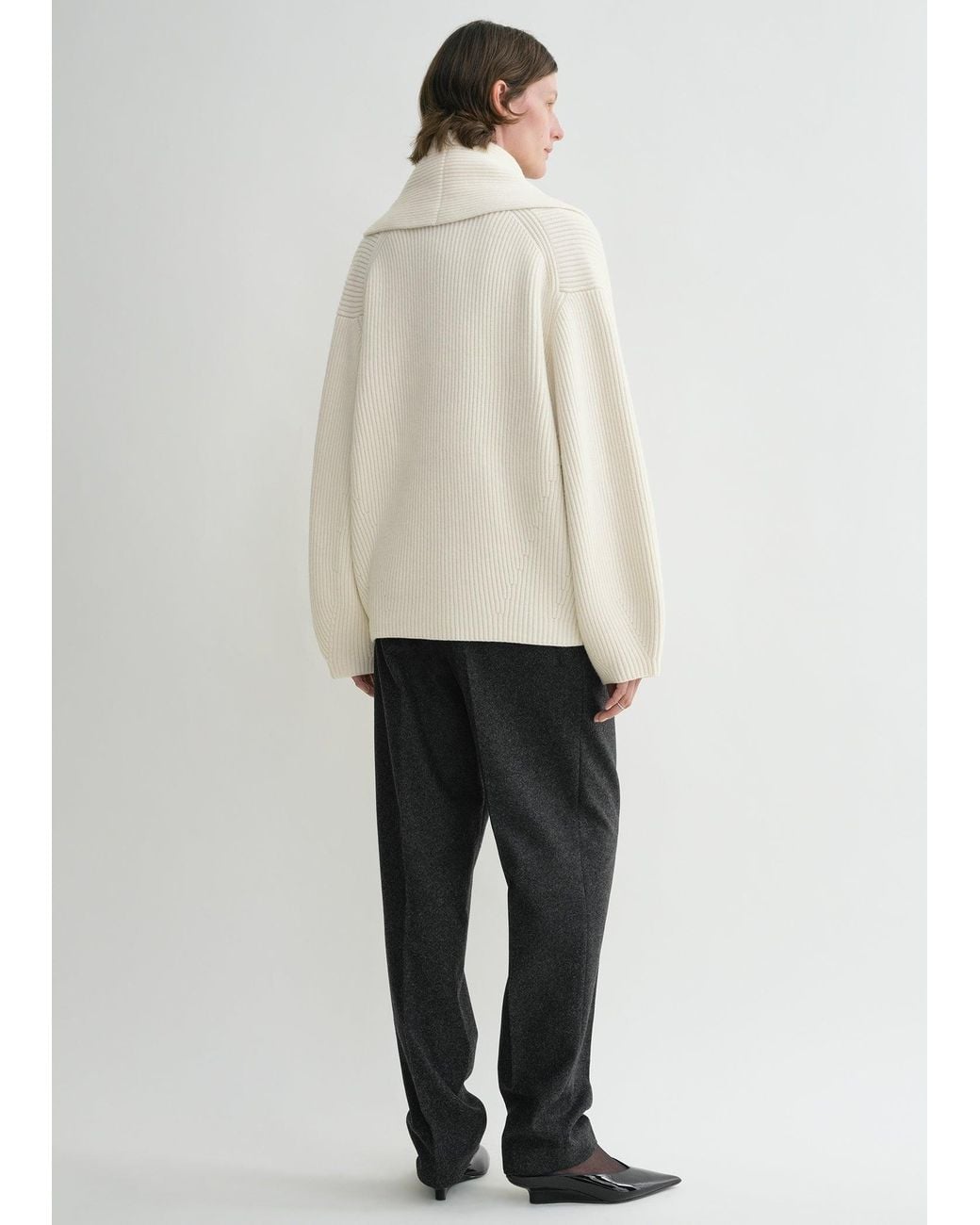 Totême  Natural Shawl-Lapel Cardigan