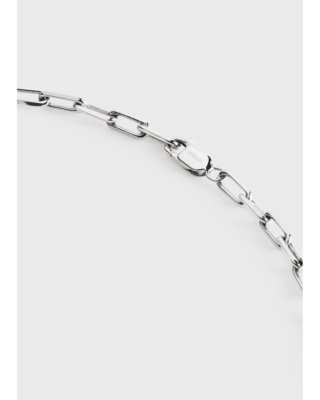 Totême  White Crew-Neck Chain 18Kt