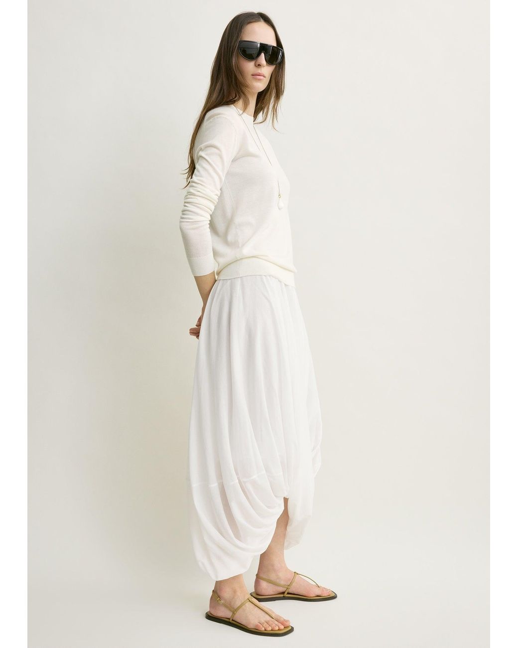 Totême  Natural Cocoon Skirt Petite